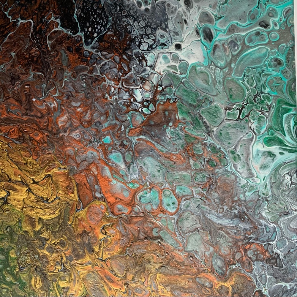 “On the Edge” Original Abstract Painting